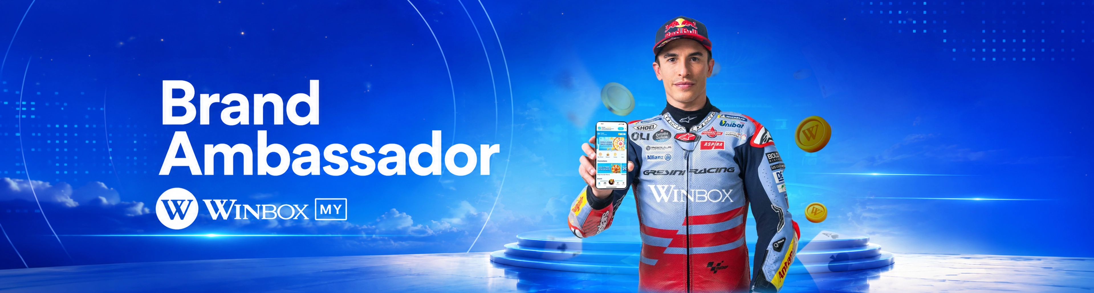 Marc Márquez — Winbox brand ambassador